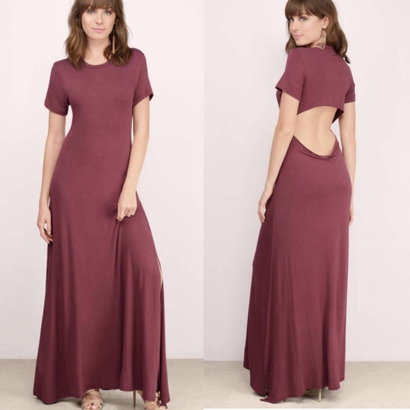 Tobi Dresses & Skirts - NEVER WORN Shannara wine maxi dress